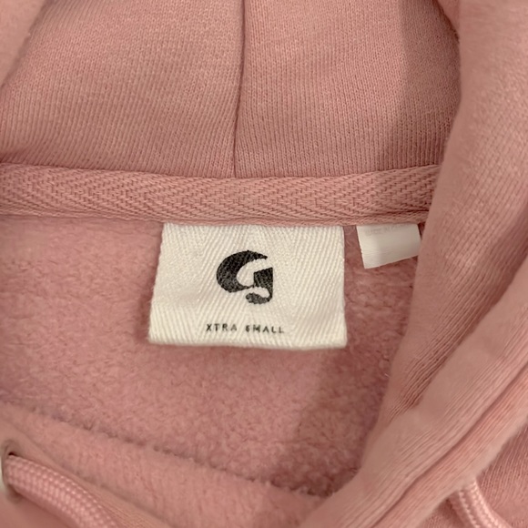glossier hoodie xs